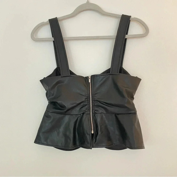 A.L.C Leather Top Lauryn II Top - Picture 7 of 11